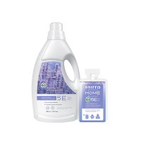 Набор Флакон и Капсула с концентратом «ЭКОСРЕДСТВО ДЛЯ МЫТЬЯ ПОЛА с эфирным маслом лаванды»